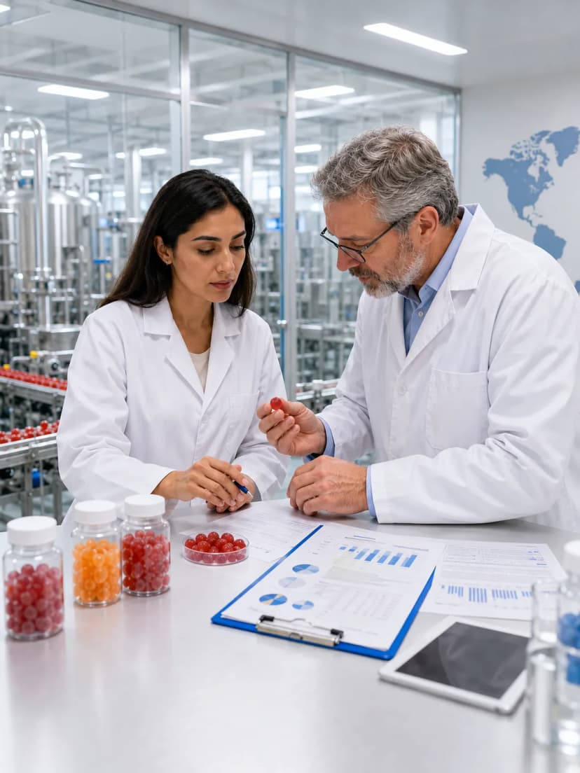 Technical illustration for How to Choose the Right Probiotic Gummies Manufacturer - Probiota Innovations