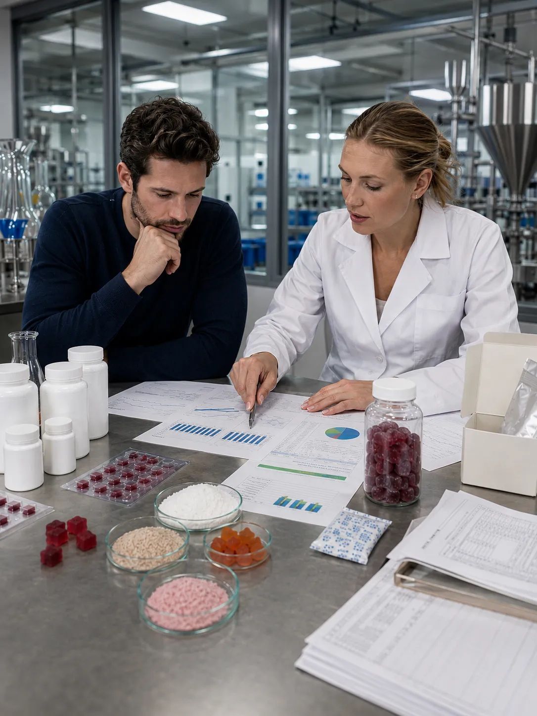 Technical illustration for Cost Per Unit Breakdown: What Really Goes Into Probiotic Gummy Pricing - Probiota Innovations