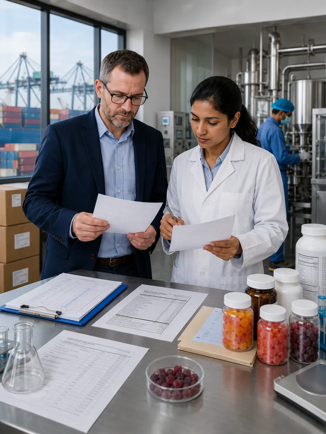 Professional illustration for Avoiding US FDA Import Alerts on Nutraceuticals Sourced from India - Probiota Innovations