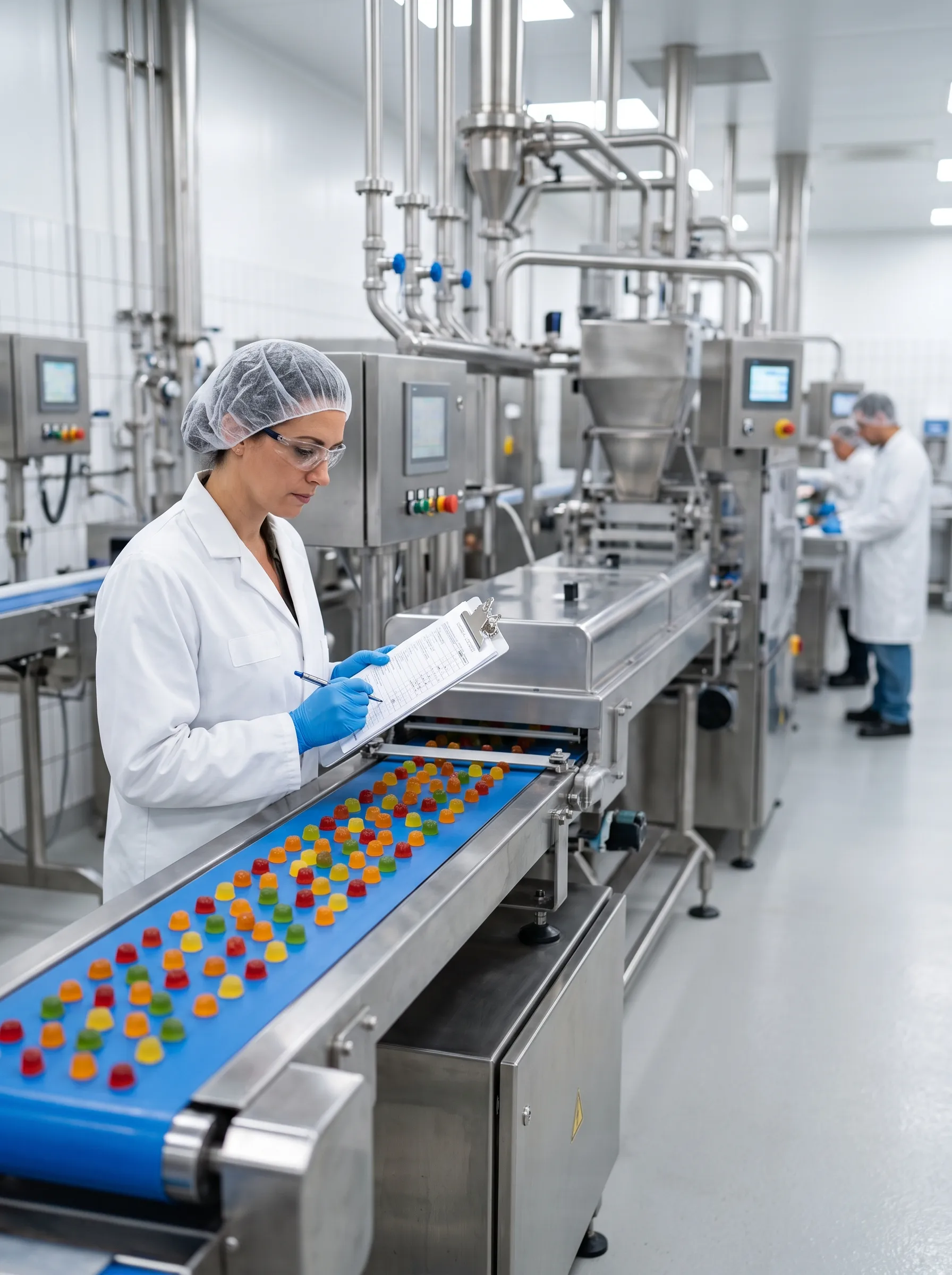 GMP compliant production of clean label pectin gummies