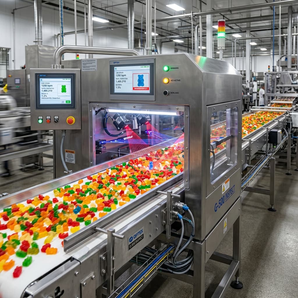 Automated Optical Inspection (AOI): Eliminating Defect Rates in High-Volume Gummy Production
