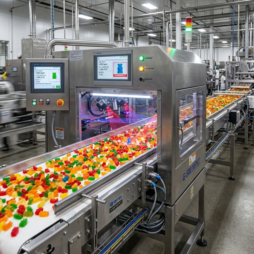 Automated Optical Inspection (AOI): Eliminating Defect Rates in High-Volume Gummy Production