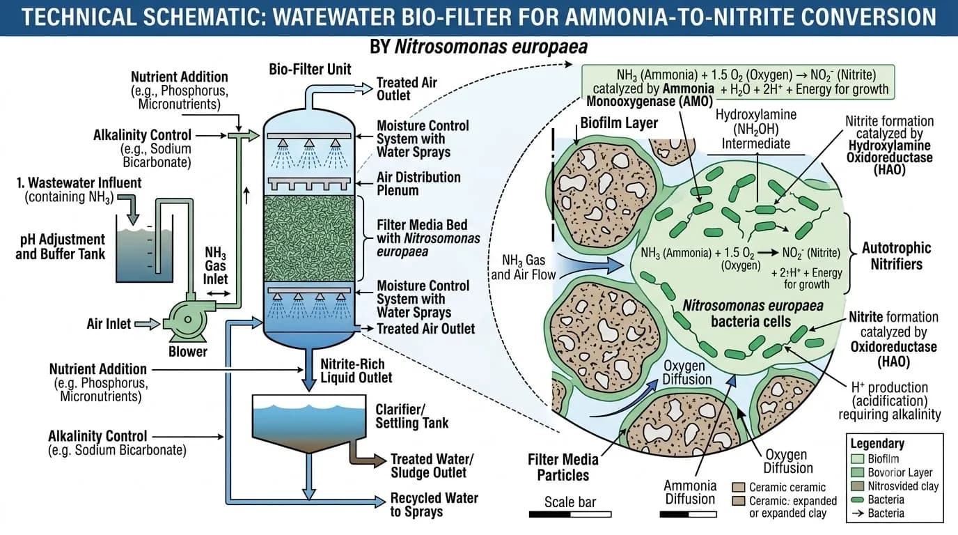 BioFresh biological ammonia removal in municipal sewage and lift stations case study
