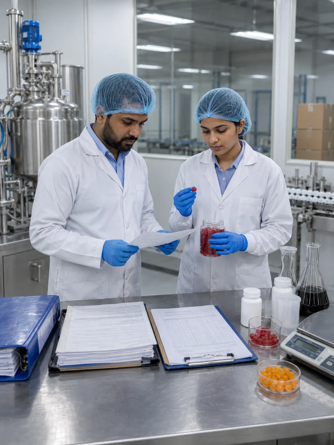 Professional illustration for FSSAI Compliance for Gummy Manufacturers in India - Probiota Innovations