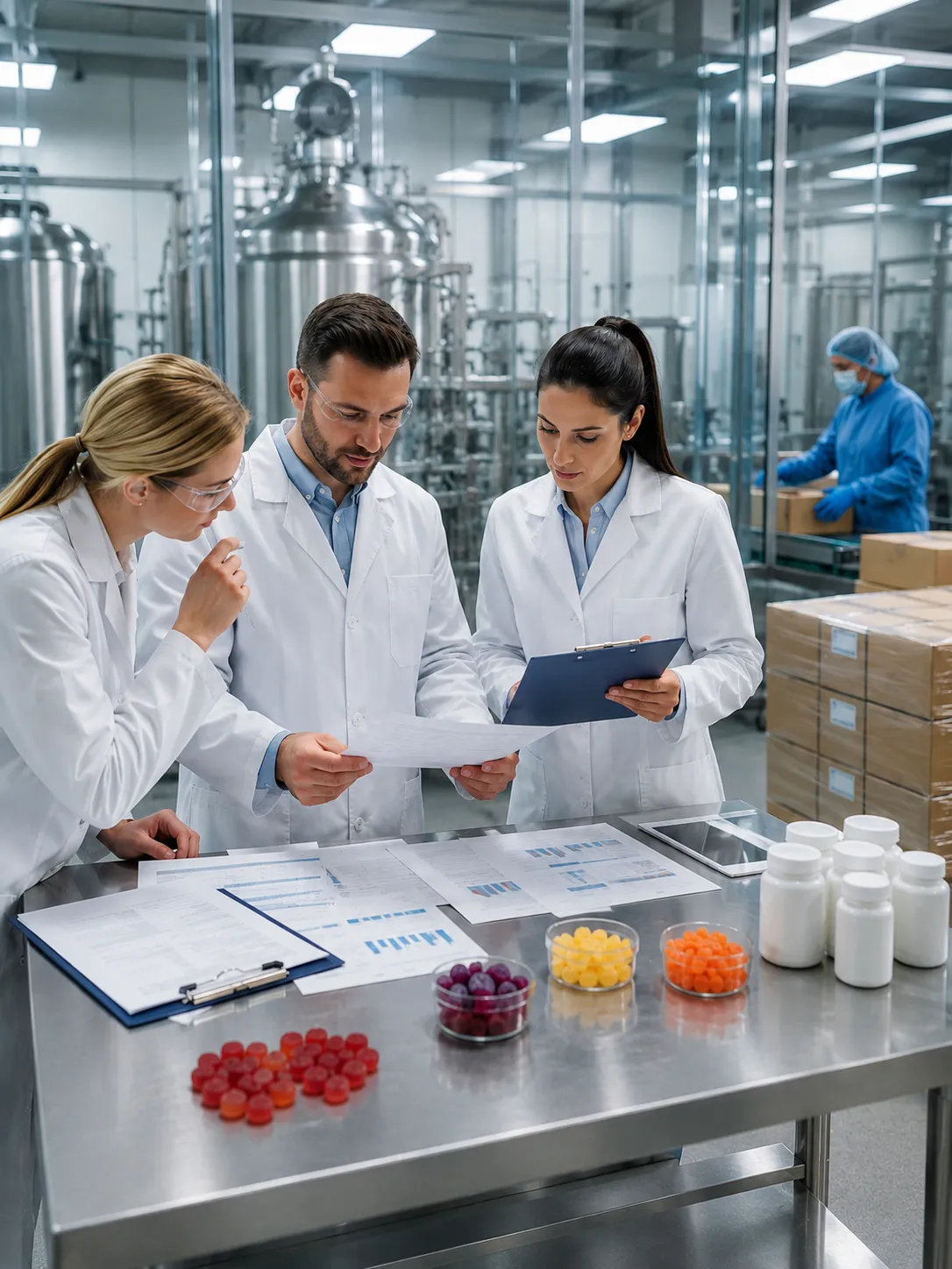 Professional illustration for TGA Audits for Gummy Manufacturers: A Guide for Australian Brands - Probiota Innovations