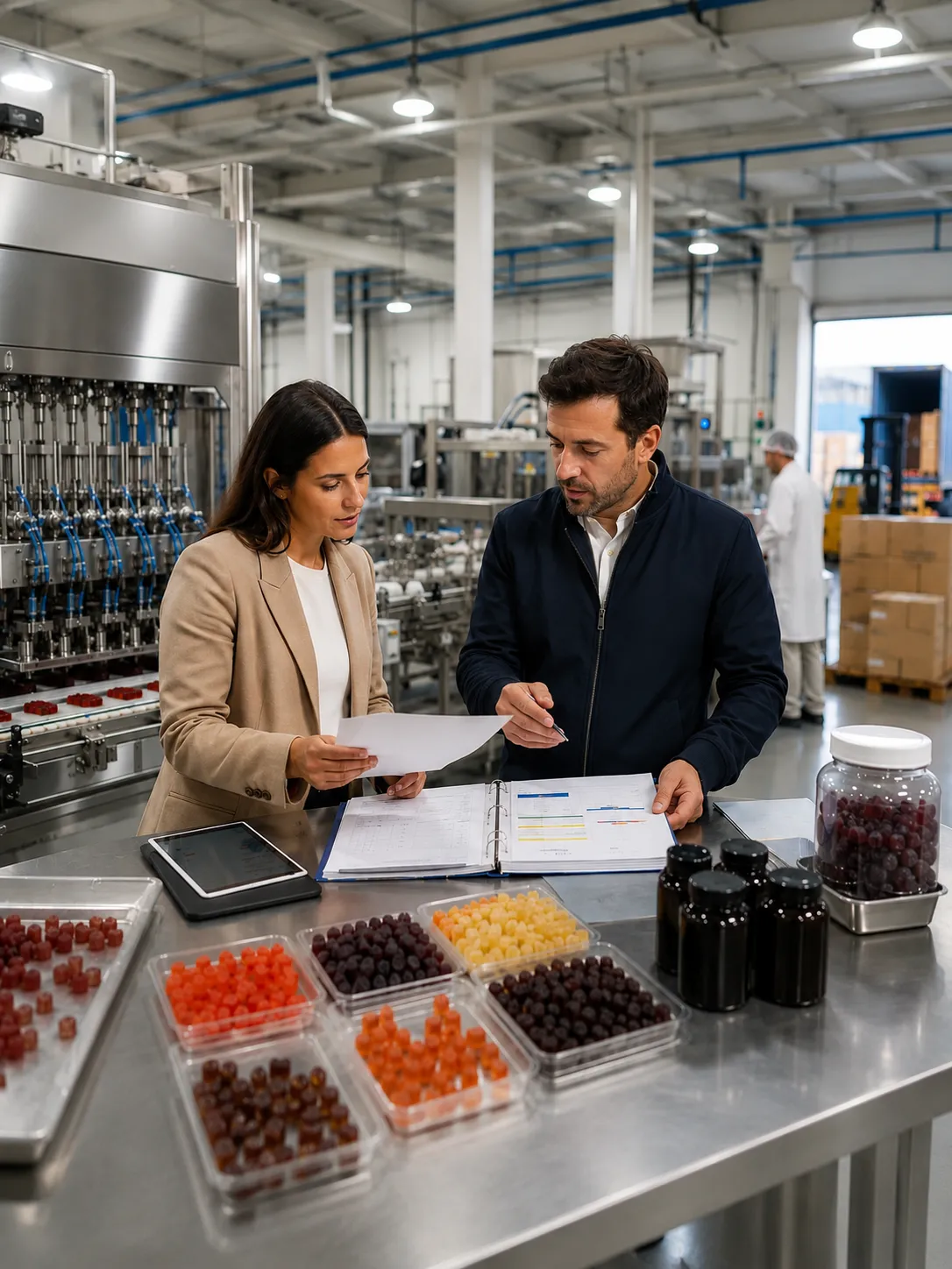 Professional illustration for The Critical Role of Air Filtration (HVAC) in Gummy Manufacturing - Probiota Innovations
