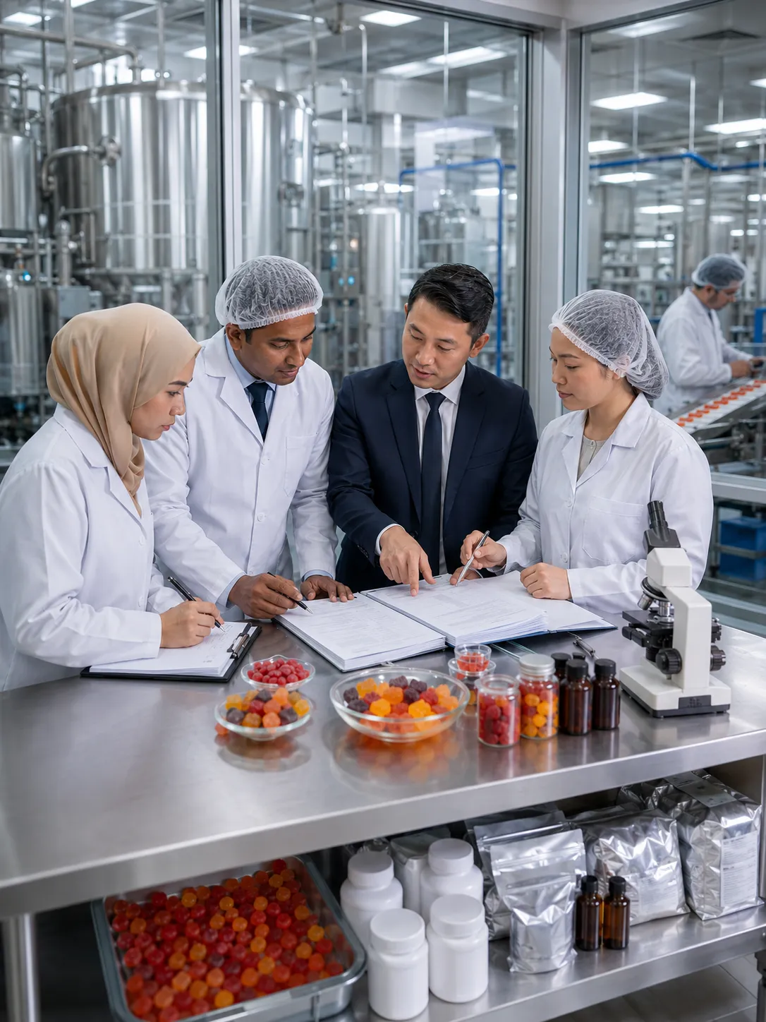 Professional illustration for Exporting Gummies to Japan: FOSHU vs. Foods with Function Claims (FFC) - Probiota Innovations