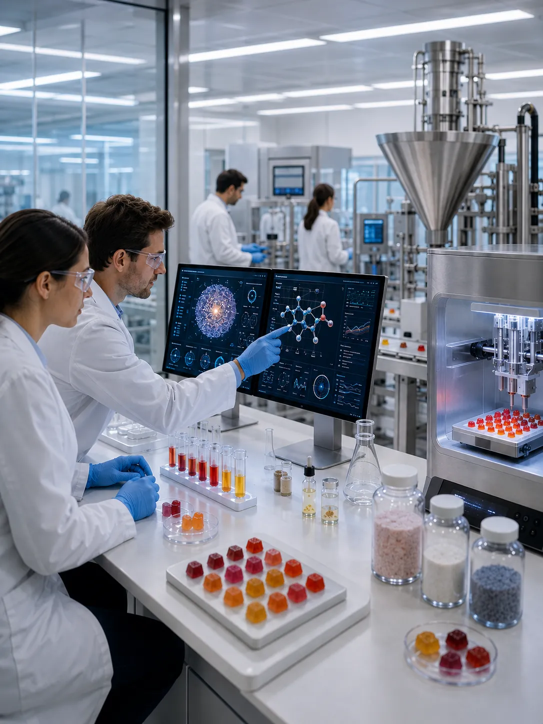 Professional illustration for Formulating PMS and Menstrual Support Gummies: Chasteberry and Magnesium - Probiota Innovations