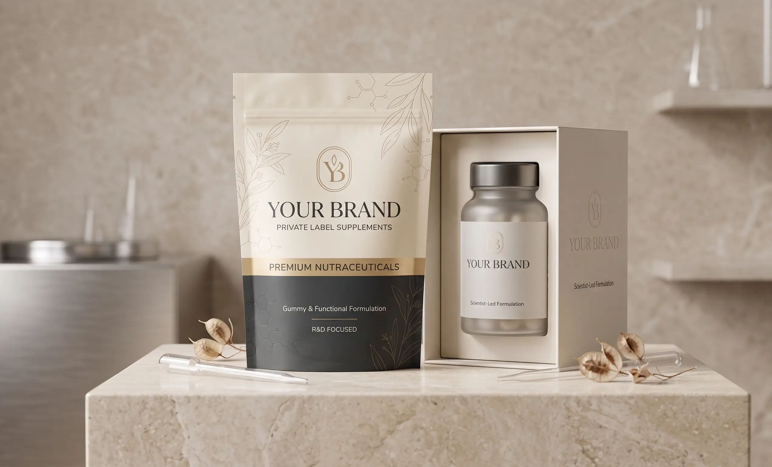 Premium Private Label Supplement Packaging